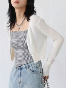 HUOLISI | Summer Sun Protection Lightweight Short Knit Cardigan