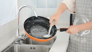 Cọ Xoong Nồi Miếng Rửa Chén Dĩa Có Tay Cầm