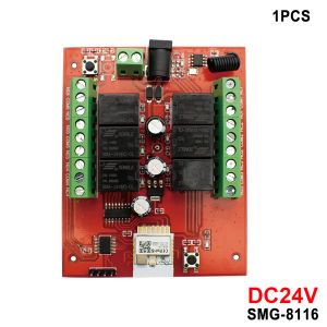 6/8 Channel Tuya WiFi Smart Switch DC 12V/24V Relay Module for Multi-Device Control Support Alexa Voice Command & Timer