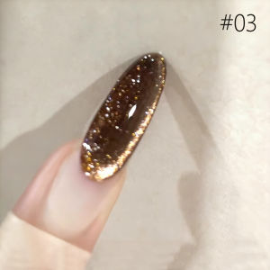 Sơn Gel Móng Mắt Mèo MIANEL 10ML Màu Nâu Mùa Đông Màu Sô Cô La Đen Kết Cấu Hạt Thủy Tinh Công Thức Nhựa Cho Độ Bóng Lâu Dài