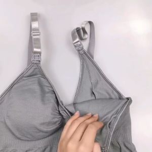 Bra Menyusu Baby Bayi Anak Handsfree Breastfeeding Nursing Bra Handsfree Pumping Bra Maternity Bra Women Singlet Nursing Breastfeeding Vest Top Pregnant Bra Selesa Dipakai