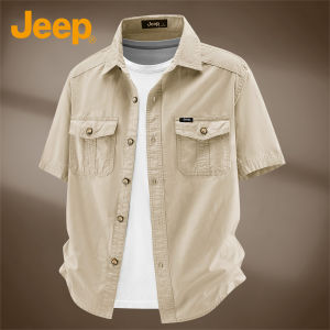 Jeep | Workwear Multi-Pocket Casual Mens Shirt