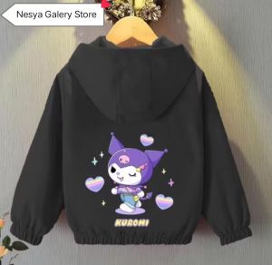 Jaket Anak Kekinian Pria/Wanita/ Jaket Bergambar Kuromi/ Jaket Hodiee/ Jaket Kekinian