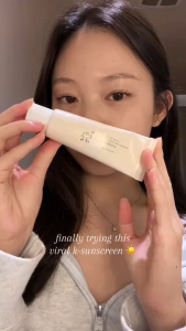 Beauty of Joseon Sunscreen Relief Sun Cream Rice + Probiotics SPF50+ PA++++ Facial Sunblock Cream For Face 50ml