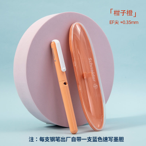 Schneider BK410 Steel Pen EF Fine Point 0.35 for Writing Practice Boys And Girls Version F Point 0.5 Erasable Ink Cartridge Children Grade Three
