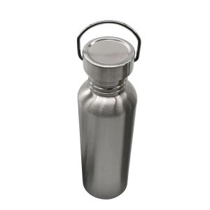 350ML 500 750 Portable Stainless Steel Water Bottle 1000ml Bamboo Lid Sports Flasks Travel Cycling Hiking Camping Bottles BPA