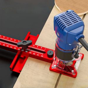 Khuôn Định Vị Phay Rãnh Bằng Nhôm 3 Trong 1 Dụng Cụ Phụ Trợ Cắt Gỗ Dụng Cụ Tròn Dùng Cho Việc Chế Tác Gỗ Tự Làm