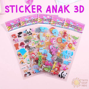 TAIYO Stiker Anak 3D Sticker Karakter Timbul Random Tempel Motif Kartun Lucu