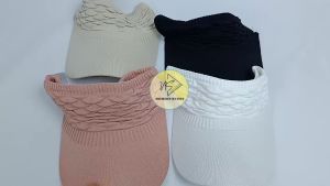 Topi Senam Wanita Sport Topi Bolong Rajut Polos/TOPI golf sport 2023/topi hijab olahraga