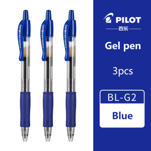 3pcs Japan Pilot Gel Pens Large Capacity BL-G2 0.5/0.7mm Writing Pen Red Blue Black School Office Supplies Childrens Stationery