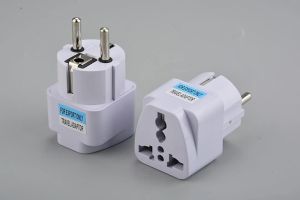 Hot Sale [ China Shipping ]2025 New German Standard Adapter Plug   European-style Travel Adapter   France South Korea Russia Indonesia Power Adapter Plug JK