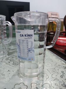 Ca đựng nước hình đan trong suốt nhựa kính hàng Cao cấp việt nam