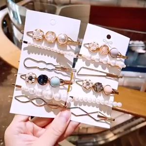 Ev Collection - BISA COD | TERMURAH!!! Jepitan Rambut Set Isi 3Pcs Berlian Imitasi Ala Korean Style | Jepit Rambut Import Murah Gaya Korea