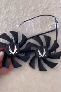 พัดลมการ์ดจอ ZOTAC GTX1660ti 1660SUPER RTX2060 AMP คู่1 87 mm 4 pin