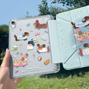YOUSIDUN | Magnetic Detachable Pencil Slot Transparent iPad Protective Case
