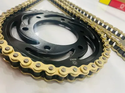 Nhông sên dĩa Winner 150 Exciter 135-150 vàng đen hàng thái lan nhập khẩu