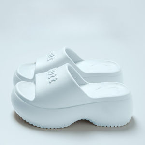 IELGY womens summer heightening seaside beach cool slippers EVA