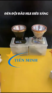 Đèn đội đầu kín nước siêu sáng HL8 ánh sáng trắng vàng tích hợp 2 chế độ sáng mạnh yếu