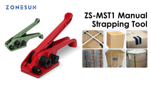 ZONESUN ZS-MST1 Manual Strapping Tool Handheld Tensioner Cutter for 13-19mm PET/PP Strap Carton Pallet Packaging