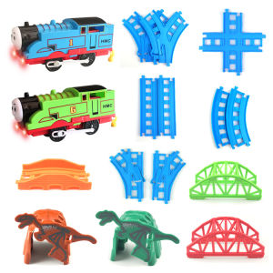 61pcs Thomas and Friends Train Set with Metal Cars Tracks Set Alloy Magnetic Train Toys for Kids