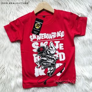 Baju Anak Laki Laki Kaos Skate Board Distro Three R Kids Keren