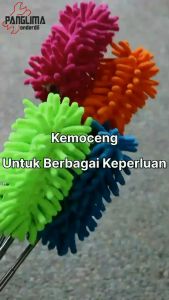 Kemoceng Microfiber & Aksesoris Kendaraan: Biru, Pink, Orange
