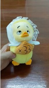 Upset duck keychain premium gantungan kunci boneka plushie upset ugly duck boneka bebek lucu