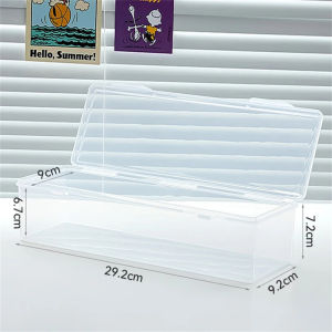Storage Box With Adjustable Divider Clear Plastic Compartmentalized Organizer Box Holds 550+ Game Cards for Accessories Storages