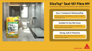 20KG SikaTop® Seal-107 Fibre MY Cementitious waterproofing mortar with synthetic resins