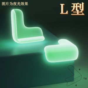 Ống Bảo Vệ Góc Bàn Bằng Silicon Chống Va Đập Trong Suốt Có Thể Phát Sáng Bảo Vệ Trẻ Em Thân Thiện Với Môi Trường Hình Chữ Nhật