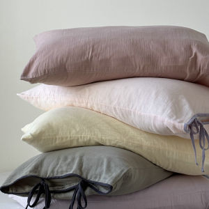 Túi Đựng Gối Vải Cotton Có Thắt Lưng Hình Bướm Túi Đựng Gối Cotton Nguyên Chất Hai Lớp Túi Đựng Lót Bên Trong Cho Mùa Hè Và Mùa Đông