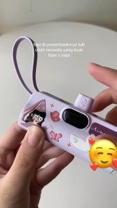 100% 10000mah power bank built in cable With phone holder mini battery powerbank fast charge 20W PD portable charger