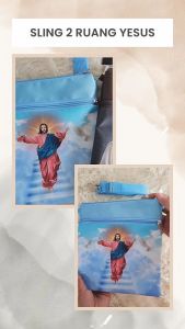 Sling 2 Ruang Seri Yesus Kristus Jesus Christ Souvenir Kristen Katolik Kristiani