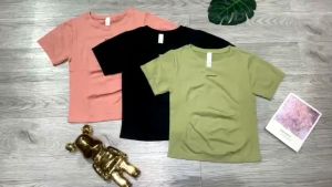 Áo thun nữ tập gym yoga aerobic thể thao nữ AMI cộc tay chất liệu thun dệt kim co dãn 4 chiều thấm hút mồ hôi tốt Bin Sports A087