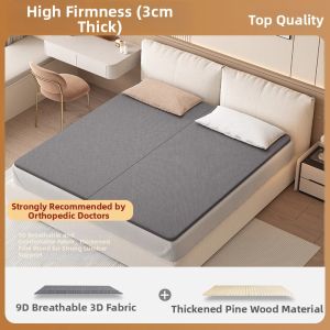 Spinal Support Latex Mattress with Foldable Wooden Frame