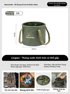NatureHike | Thùng Nước Trong Suốt Đa Năng Dùng Đi Dã Ngoại Và Ô Tô