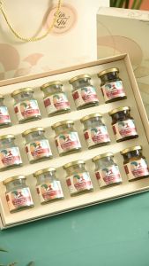 (Tặng muỗng gỗ đơn 450k)Yến Thị -Gói quà tặng Yến chưng Không Đường -yến sào Nha Trang 30% yến hũ 70ml