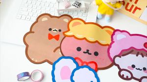 Miếng Lót Chuột Máy Tính Chống Trơn Trượt Bàn Di Chuột Họa Tiết Hoạt Hình Siêu Dễ Thương Chắc Chắn Bền Bỉ