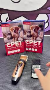 Pet Electric Grooming Clipper Kit Rechargeable Cordless Dog Cat Hair Shaver Set Main Clipper & Digital Paw Trimmer for Pet Hai