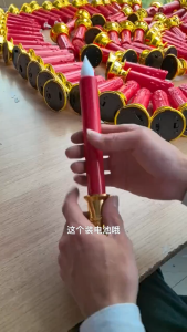 【READY STOCK】 Smokeless Simulated Flame Lamp/Electronic Candle LED/Long Rod Church Wedding/Atmosphere Decor Accessory
