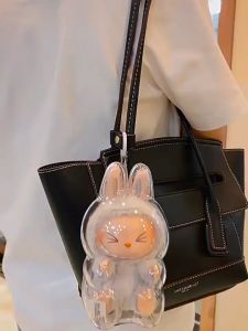 LABUBU V1/V2 Cute Animal Clear Protective Case - Compatible & Dustproof Cover for Gaming Accessories