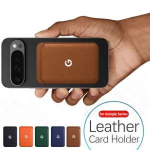 Original PU Leather Strong Magnetic Card Wallet Holder for Google Pixel 11 10A 8 7 Pro XL for Magsafe Slim Credit Card Slot Bag