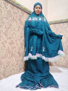 MUKENAH BORDIR MEWAH PUTUSAN BERLENGAN