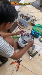 2pcs Lampu Alis Motor Scoopy Sepasang 30cm