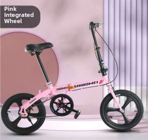 BAQILING | Lightweight Single Speed Adult Children Folding Bike