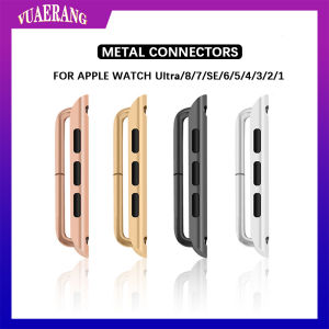 VUAERANG Metal Adapter Connector for Apple Watch Series Ultra 8 7 6 SE 5 4 3 2 1 for I Watch 49mm 41mm 45mm 40mm 44mm 42mm 38mm Accessories Tool