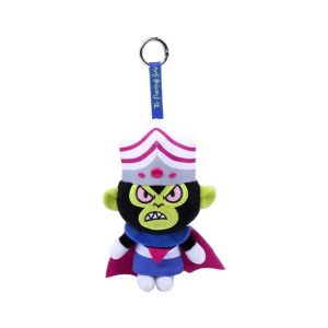 Limited Edition Palace Style Kawaii Anime The Powerpuff Girls Plush Keychain Dolls with Mojo Jojo & Princess Morbucks