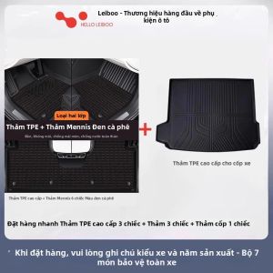 HELLOLEIBOO | Thảm Lót Sàn Ô Tô Bao Đầy Đủ TPE