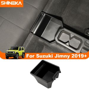 SHINEKA Car Rear Center Storage Box Organizer For Suzuki Jimny 2019 2020 2021 2022 2023 Up Interior Accessories Stowing Tidying