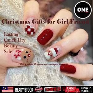 onecity.Nail polish water-based glossy no-bake long-lasting peel-off twin manicure set suitable for gifts for girlfriends